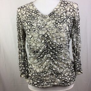 Worthington XL white/black puckered front